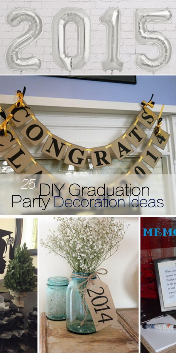 Best ideas about DIY Graduation Decorations
. Save or Pin 25 DIY Graduation Party Decoration Ideas Hative Now.