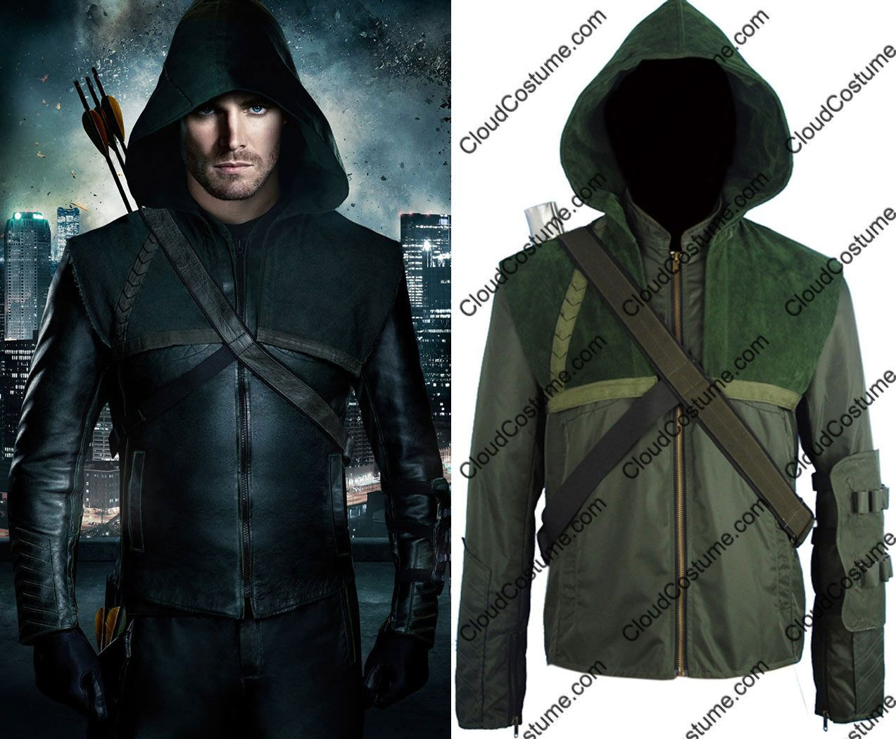 Best ideas about DIY Green Arrow Costume
. Save or Pin Green Arrow costume Oliver Queen cosplay costume Arrow Now.