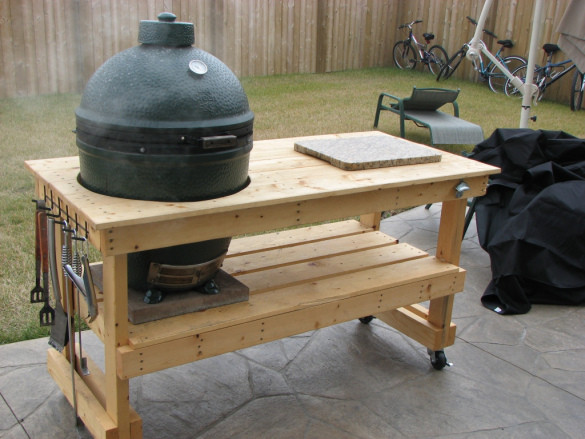 Best ideas about DIY Green Egg Table
. Save or Pin DIY Xl Big Green Egg Table Plans Download woodworking Now.