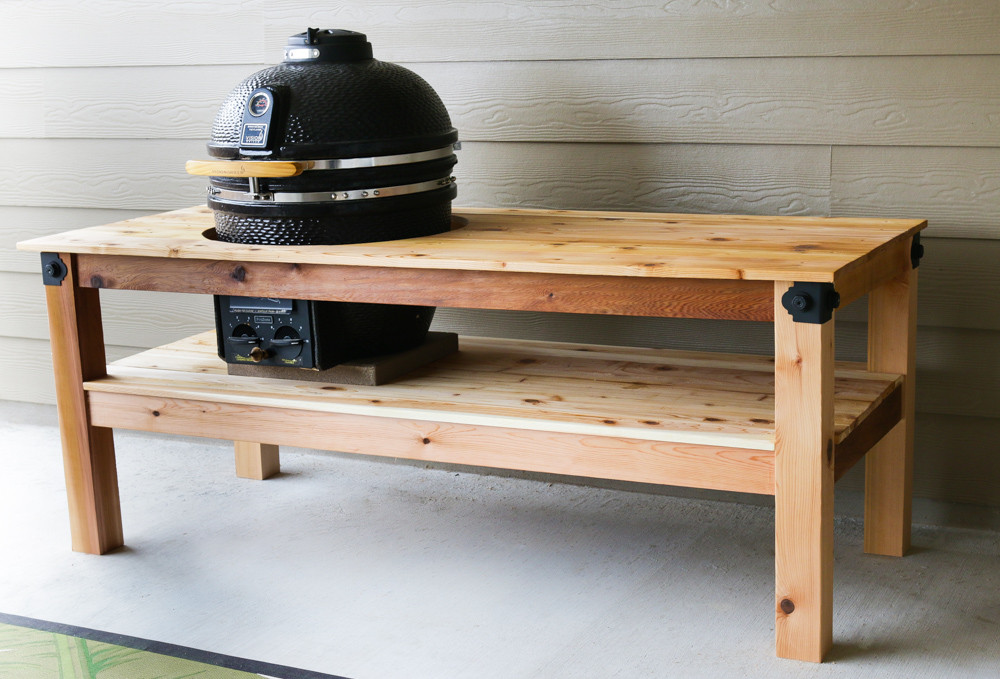 Best ideas about DIY Green Egg Table
. Save or Pin DIY Kamado Grill Table Now.