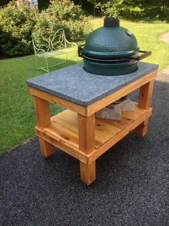 Best ideas about DIY Green Egg Table
. Save or Pin Items similar to Big Green Egg Cedar Table with Now.