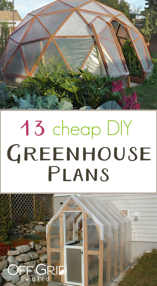 Best ideas about DIY Greenhouse Cheap
. Save or Pin 13 Cheap DIY Greenhouse Plans f Grid World Now.