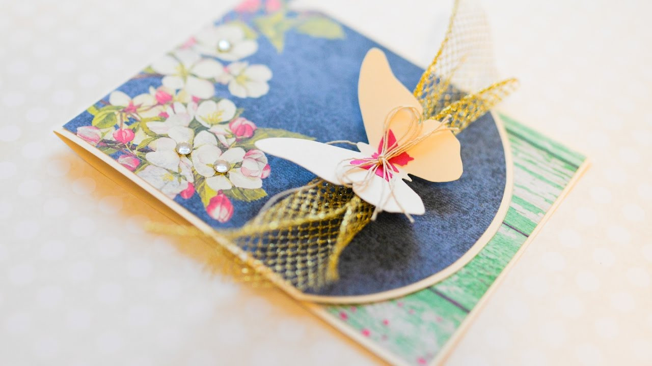 Best ideas about DIY Greeting Card
. Save or Pin How to Make Greeting Card Birthday Mother Grandma Step Now.