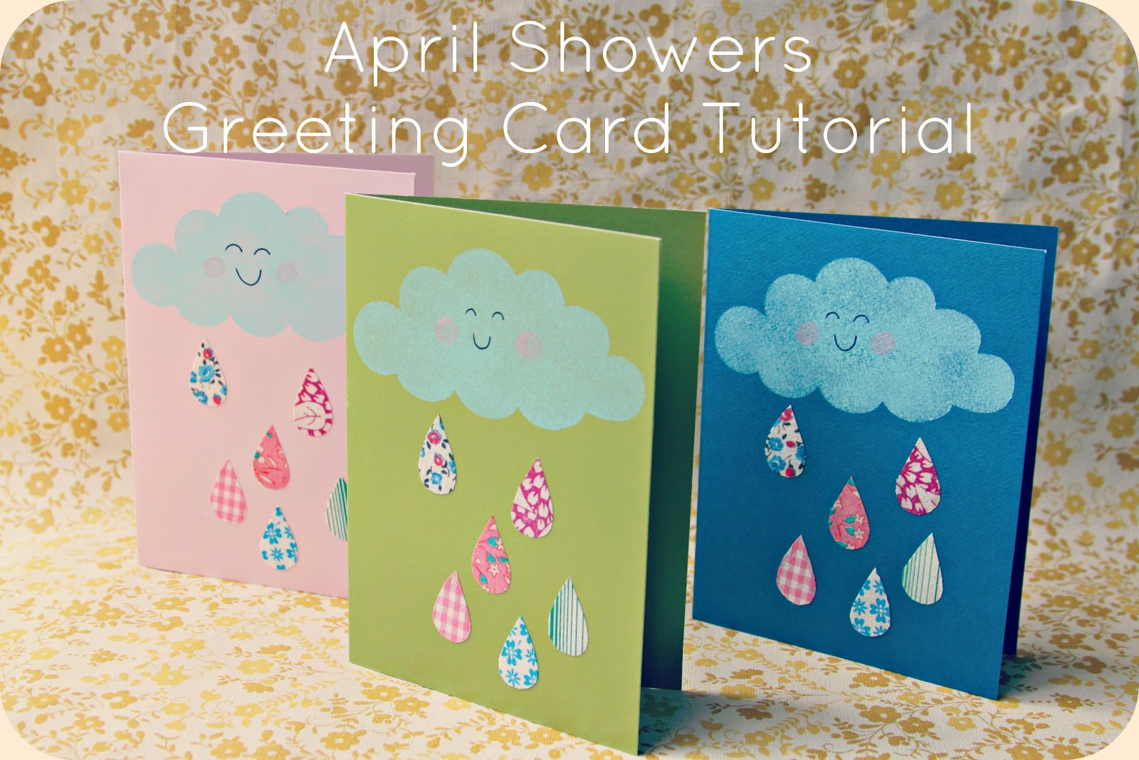 Best ideas about DIY Greeting Cards
. Save or Pin WhiMSy love DIY April Showers Greeting Card Now.