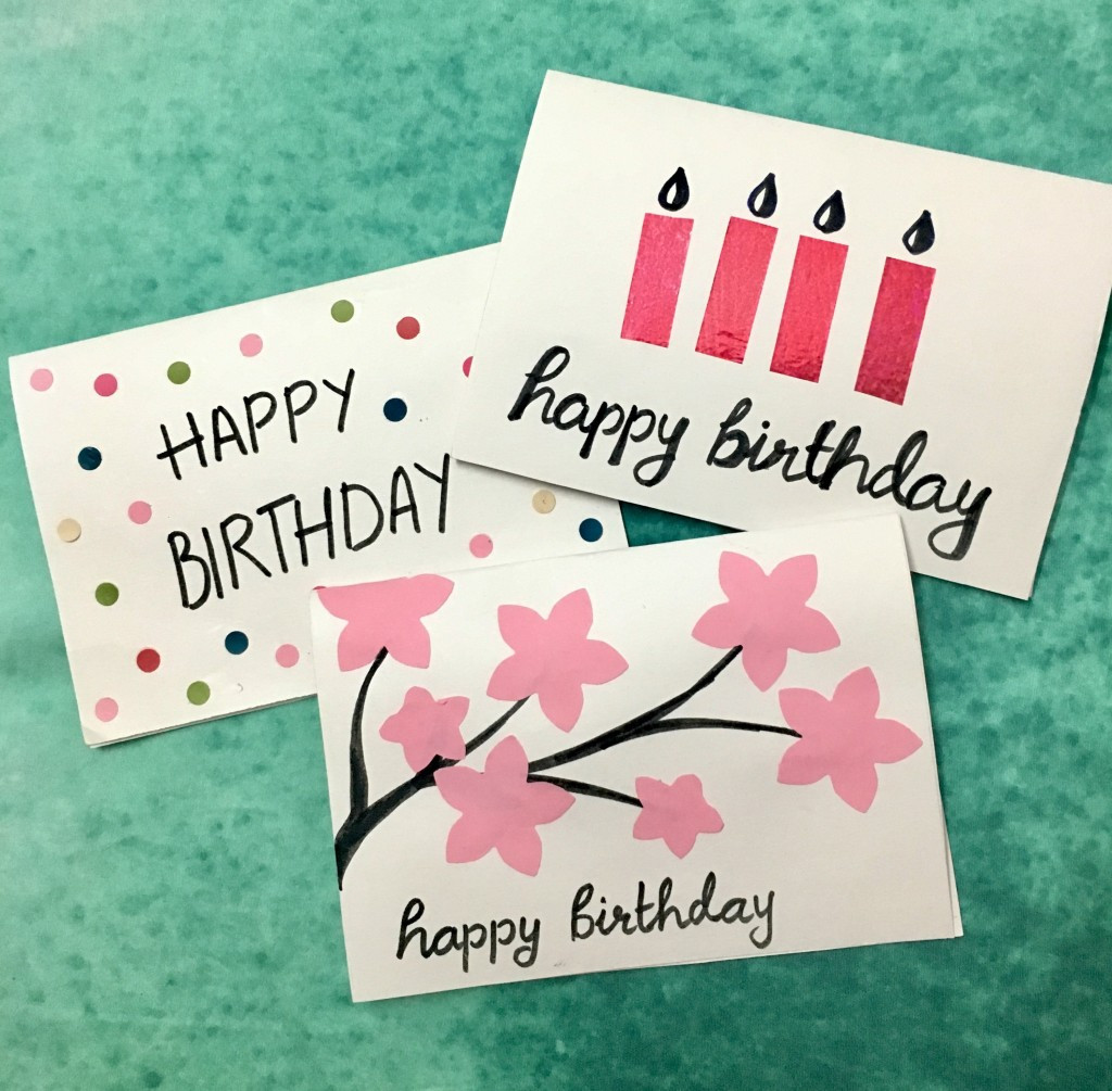Best ideas about DIY Greetings Cards
. Save or Pin 3 Easy 5 Minute DIY Birthday Greeting Cards Now.