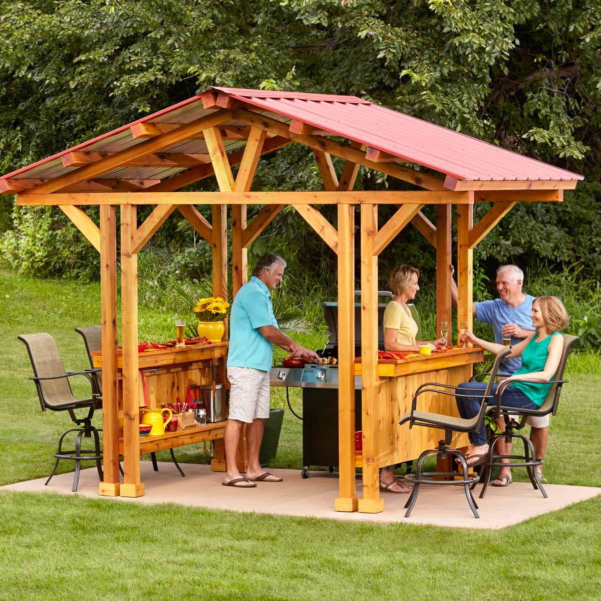 Best ideas about DIY Grill Gazebo
. Save or Pin 12 Incredible Pieces of DIY Outdoor Furniture — The Family Now.