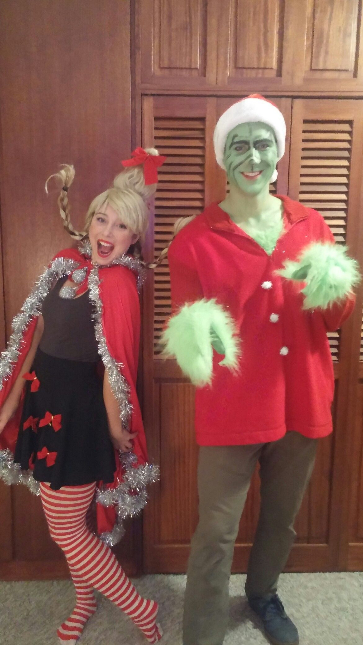 Best ideas about DIY Grinch Costume
. Save or Pin Cindy Lou Who and the Grinch DIY Halloween costume by Now.