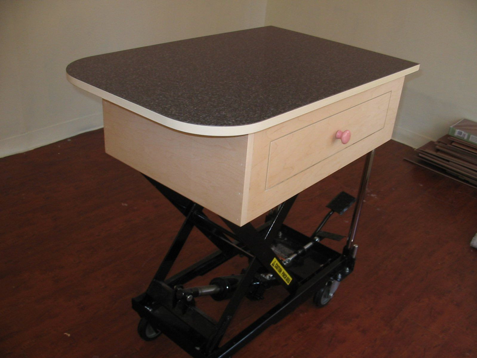 Best ideas about DIY Grooming Table
. Save or Pin DIY Hydraulic Grooming Table with storage Now.