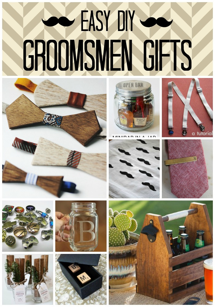 Best ideas about DIY Groomsmen Gifts
. Save or Pin 10 Seriously Easy & Stylish DIY Groomsmen Gifts Craft Now.