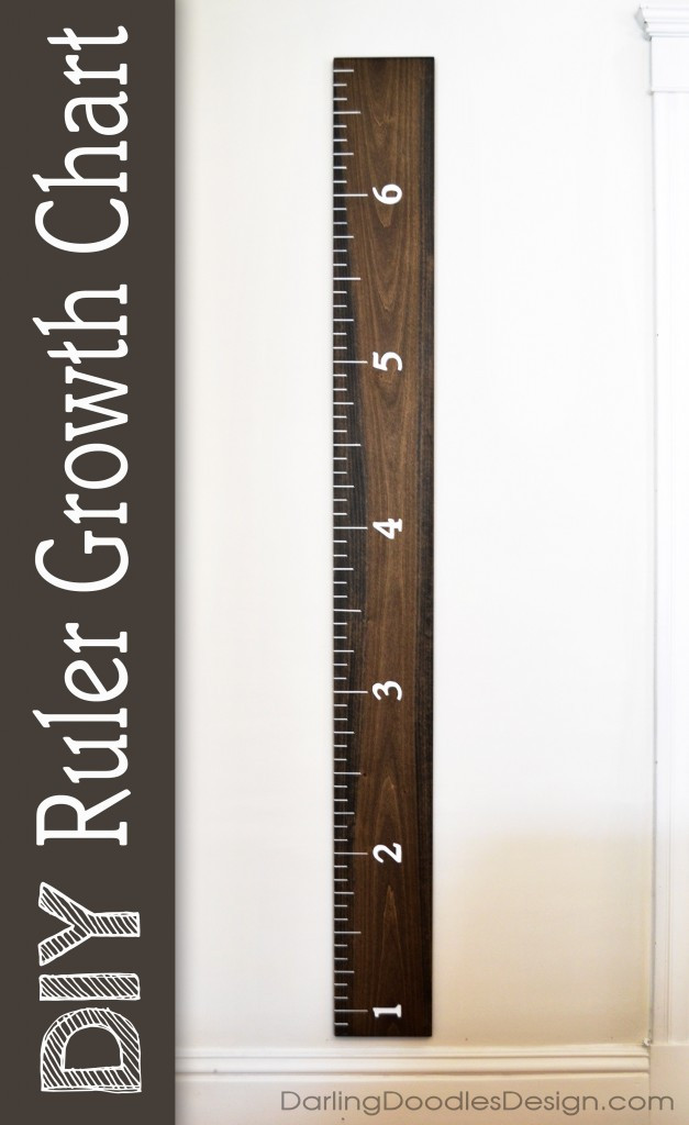 Best ideas about DIY Growth Chart
. Save or Pin DIY Ruler Growth Chart Darling Doodles Now.