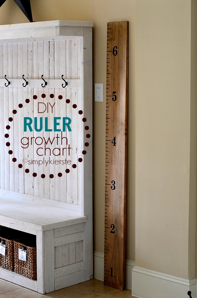 Best ideas about DIY Growth Chart
. Save or Pin Easy DIY Ruler Growth Chart Now.