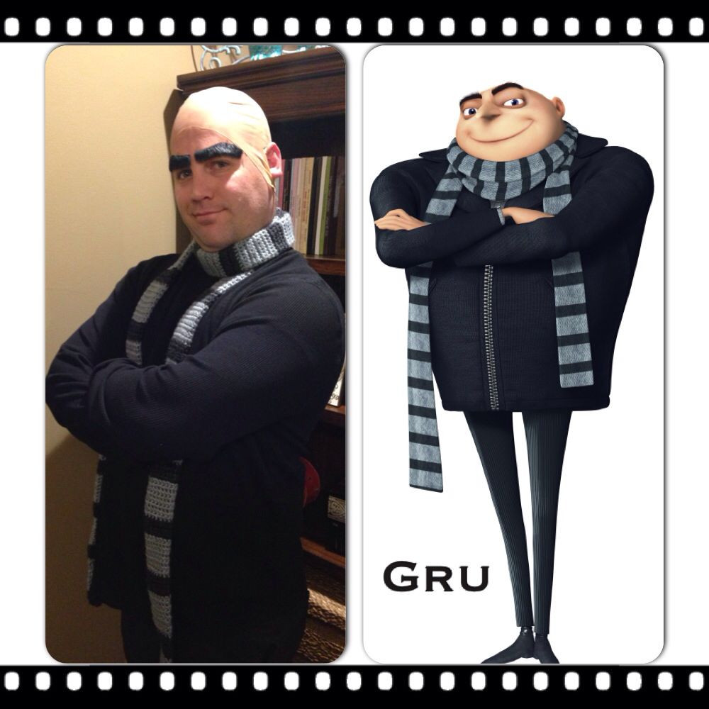 Best ideas about DIY Gru Costume
. Save or Pin Despicable Me Gru Costume Crocheted Scarf Now.