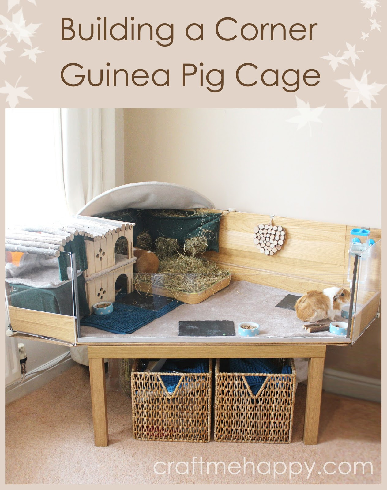 Best ideas about DIY Guinea Pig Cage
. Save or Pin Building a corner DIY C and C style guinea pig cage with a Now.