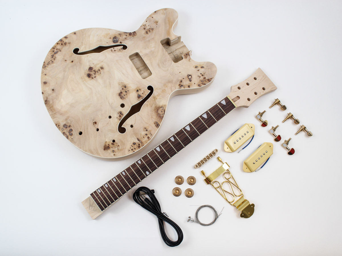 Best ideas about DIY Guitar Kits
. Save or Pin Gibson ES 175 Hollow Body Guitar Kit DIY Guitars Now.
