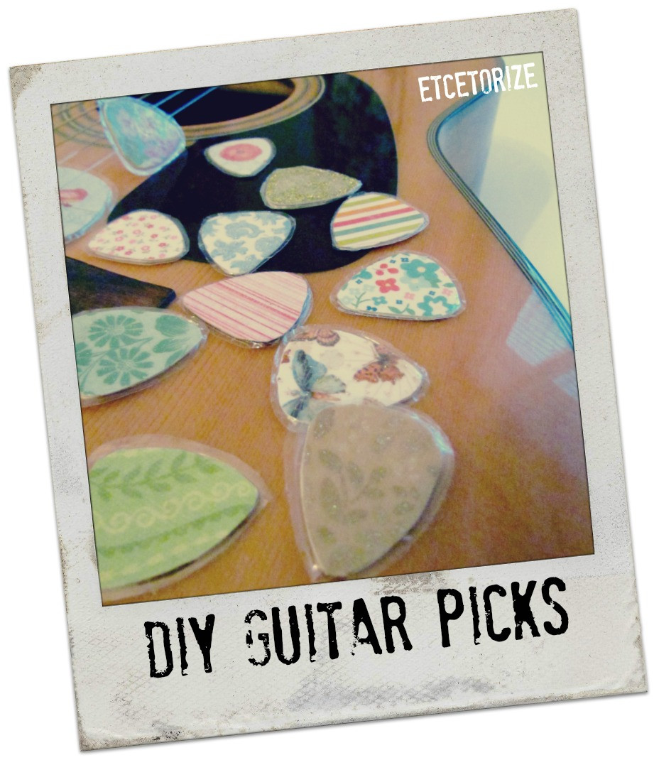 Best ideas about DIY Guitar Pick
. Save or Pin Etcetorize DIY Guitar Picks Now.