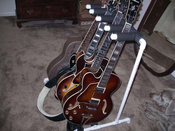 Best ideas about DIY Guitar Rack
. Save or Pin DIY pvc multiple guitar stand 4 Now.