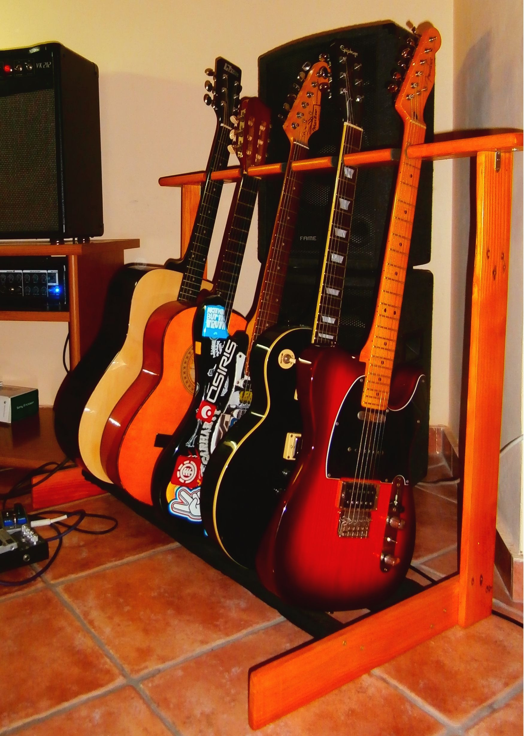 Best ideas about DIY Guitar Stand
. Save or Pin DIY pallet guitar stand My Stuff Pinterest Now.