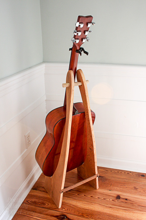 Best ideas about DIY Guitar Stand
. Save or Pin How to Make a Folding Guitar Stand Pretty Handy Girl Now.