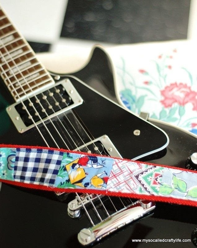 Best ideas about DIY Guitar Strap
. Save or Pin Diy Vintage Flour Sack Guitar Strap · How To Make A Guitar Now.