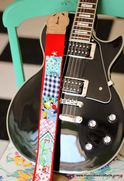 Best ideas about DIY Guitar Strap
. Save or Pin Scrappy DIY Guitar Strap Now.