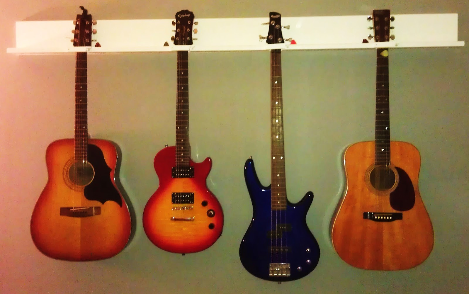 Best ideas about DIY Guitar Wall Mount
. Save or Pin DIY 4 Guitar Wall Hanger Cost $15ish FEATURED AS AN Now.