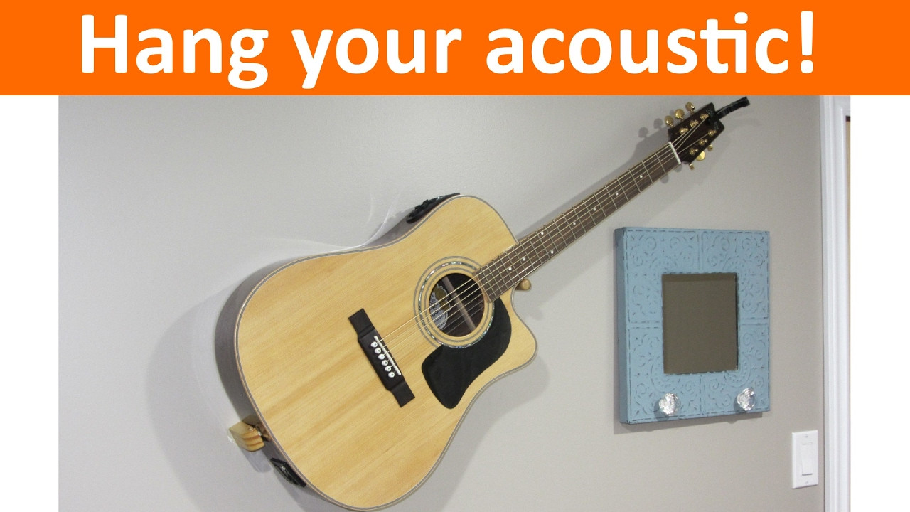 Best ideas about DIY Guitar Wall Mount
. Save or Pin Floating Acoustic Guitar Mount DIY Now.