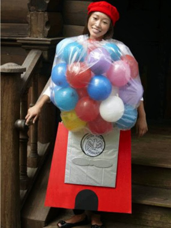 Best ideas about DIY Gumball Machine Costume
. Save or Pin cheap DIY halloween costumes you can put to her in a day Now.