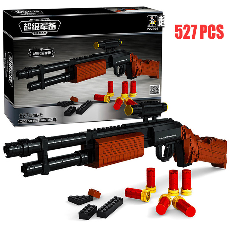 Best ideas about DIY Gun Kit
. Save or Pin Shotgun Gun Model Building Blocks 527pcs Bricks Now.