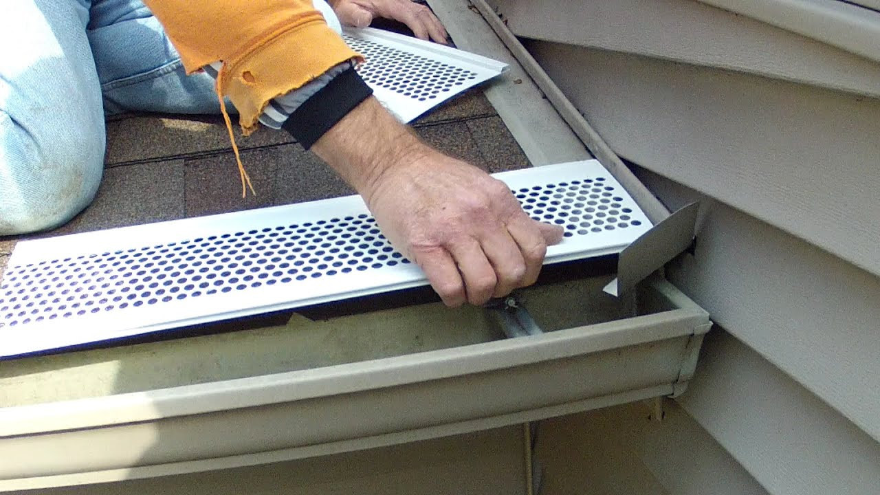 Best ideas about DIY Gutter Guards
. Save or Pin How To Install Snap Gutter Screen Now.