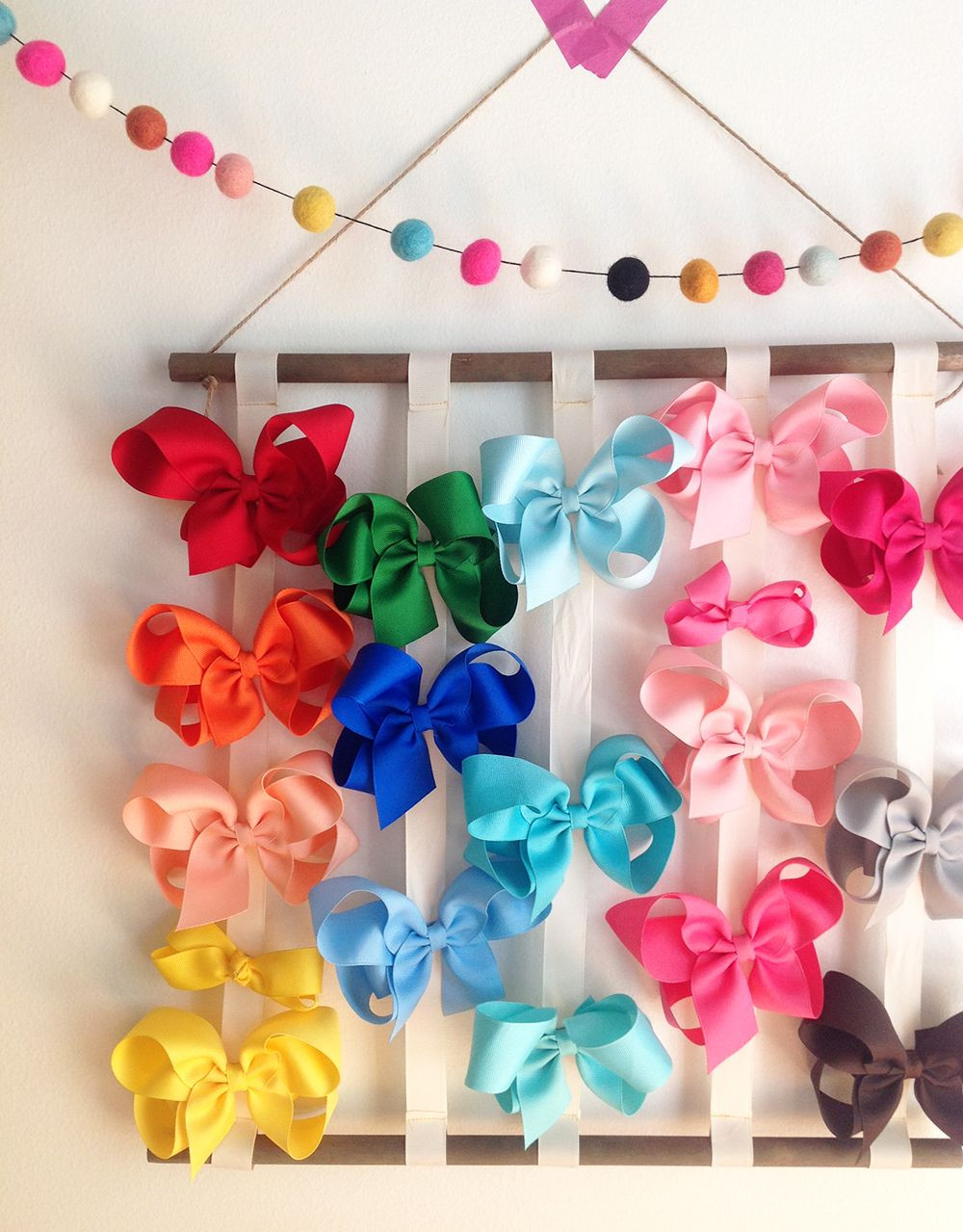 Best ideas about DIY Hair Bows
. Save or Pin easy affordable DIY bow hanger littles Now.