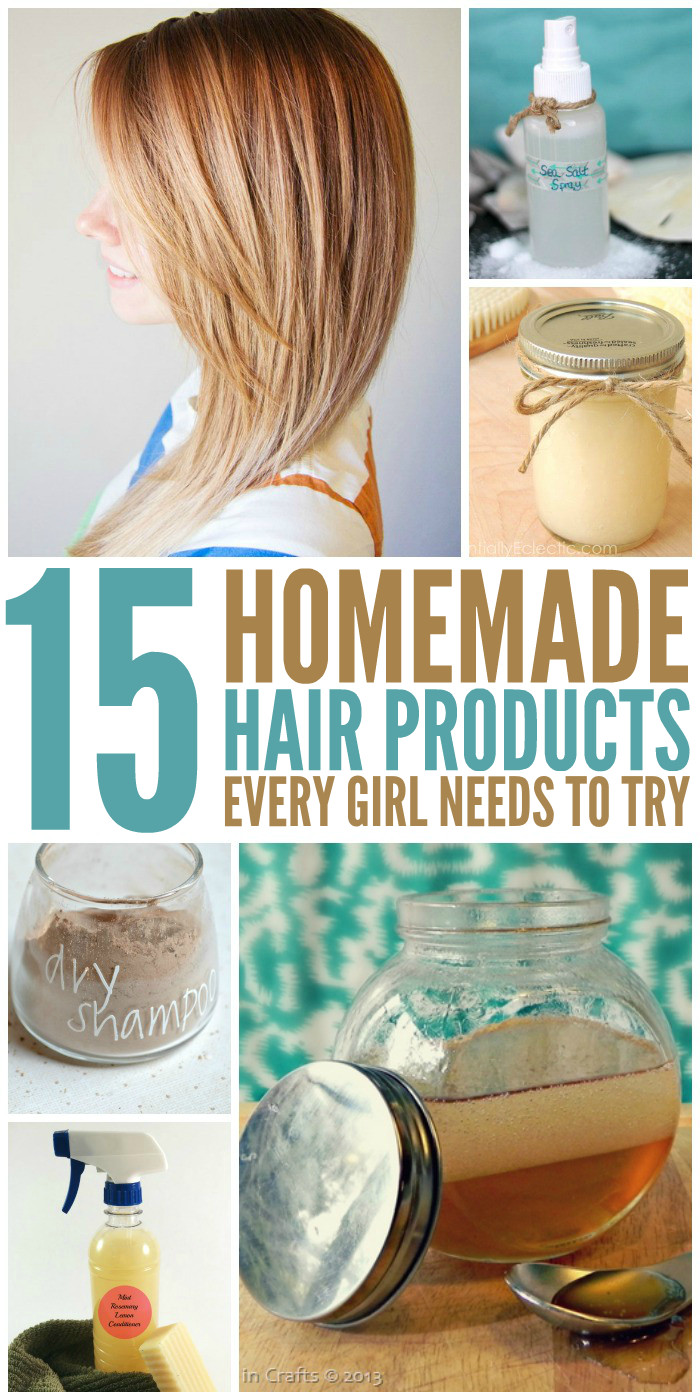 Best ideas about DIY Hair Care
. Save or Pin 15 DIY Hair Products Every Girl Needs to Try Now.