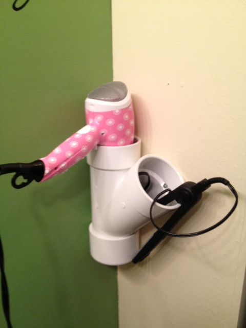 Best ideas about DIY Hair Dryer And Curling Iron Holder
. Save or Pin Bathroom Organization Hair Styling Tools The Frugal Female Now.