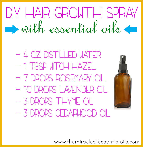 Best ideas about DIY Hair Growth Spray
. Save or Pin DIY Essential Oil Hair Growth Spray Recipe The Miracle Now.
