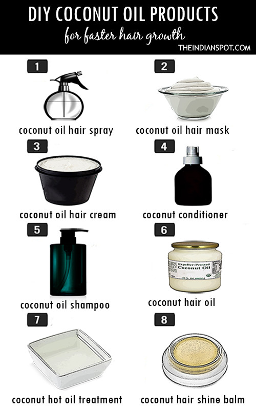 Best ideas about DIY Hair Growth Spray
. Save or Pin BEST DIY COCONUT OIL HAIR PRODUCTS FOR FASTER HAIR GROWTH Now.