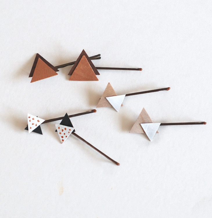 Best ideas about DIY Hair Pins
. Save or Pin DIY Wooden Triangle Hair Pins The Merrythought Now.