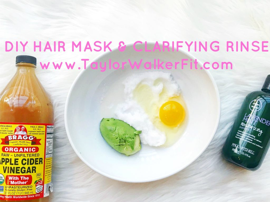 Best ideas about DIY Hair Rinse
. Save or Pin DIY Protein Hair Mask and Clarifying Rinse Taylor Walker Fit Now.