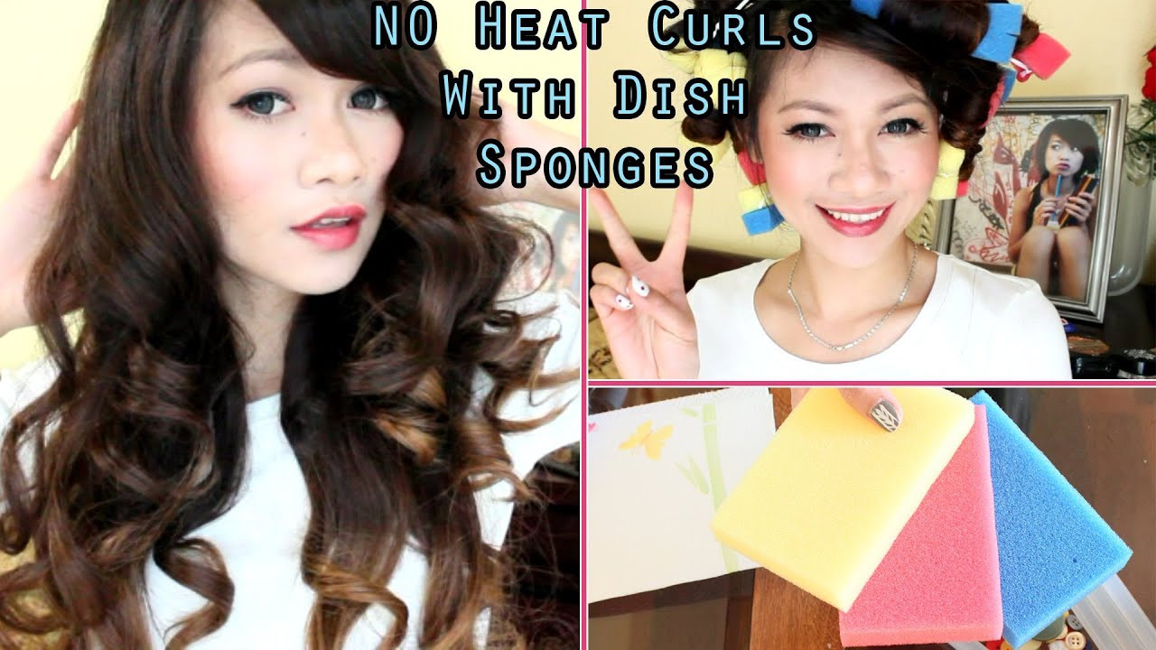 Best ideas about DIY Hair Rollers
. Save or Pin How To Make Heat Free Hair Rollers With Dish Sponges Now.