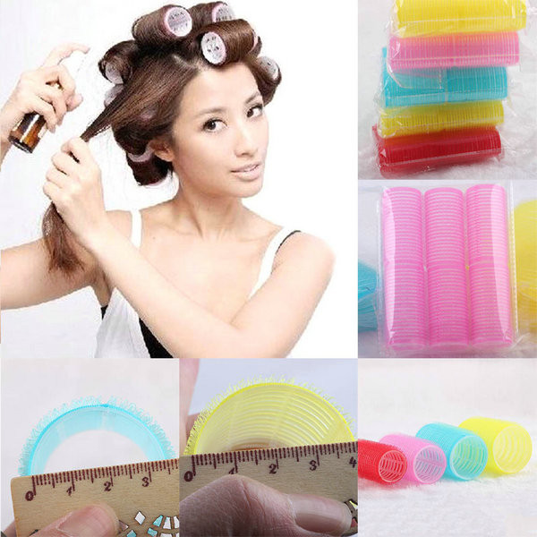 Best ideas about DIY Hair Rollers
. Save or Pin 6Pcs Big Self Grip Hair Rollers Cling Any Size DIY Hair Now.