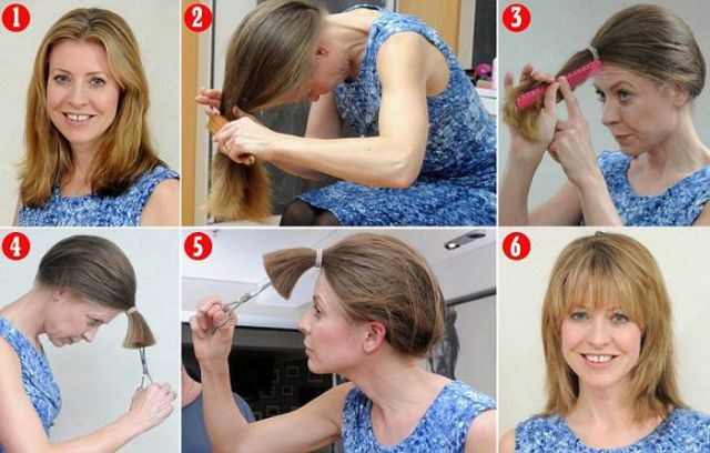 Best ideas about DIY Hair Trim
. Save or Pin Celeb Hairdresser’s Tip for a DIY Haircut 7 pics Now.