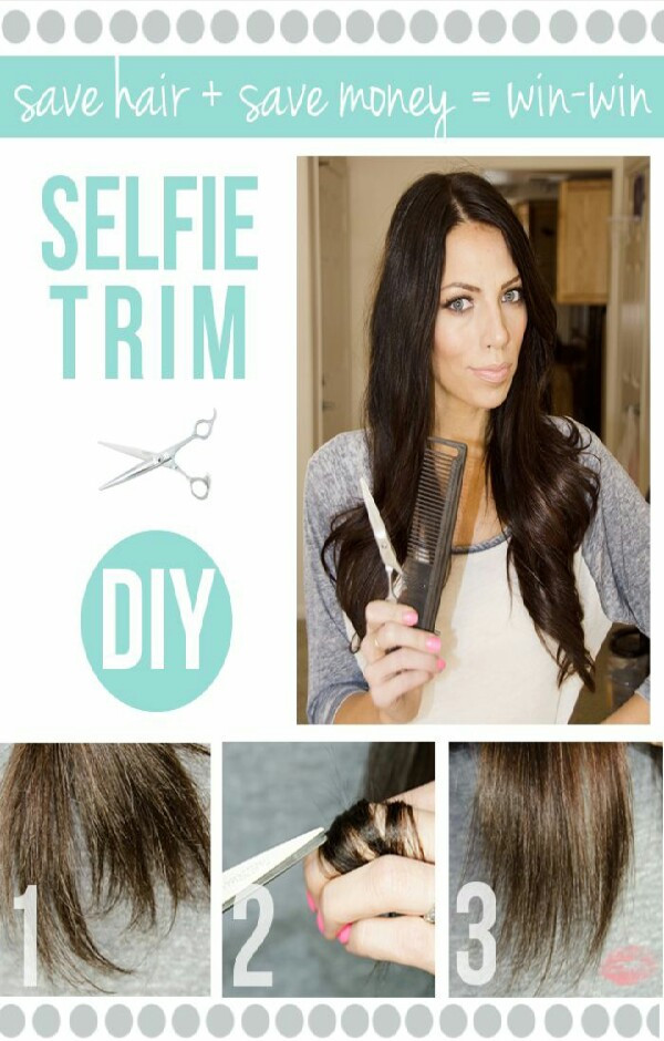 Best ideas about DIY Hair Trim
. Save or Pin DIY Selfie Hair Trim Very Easy Now.