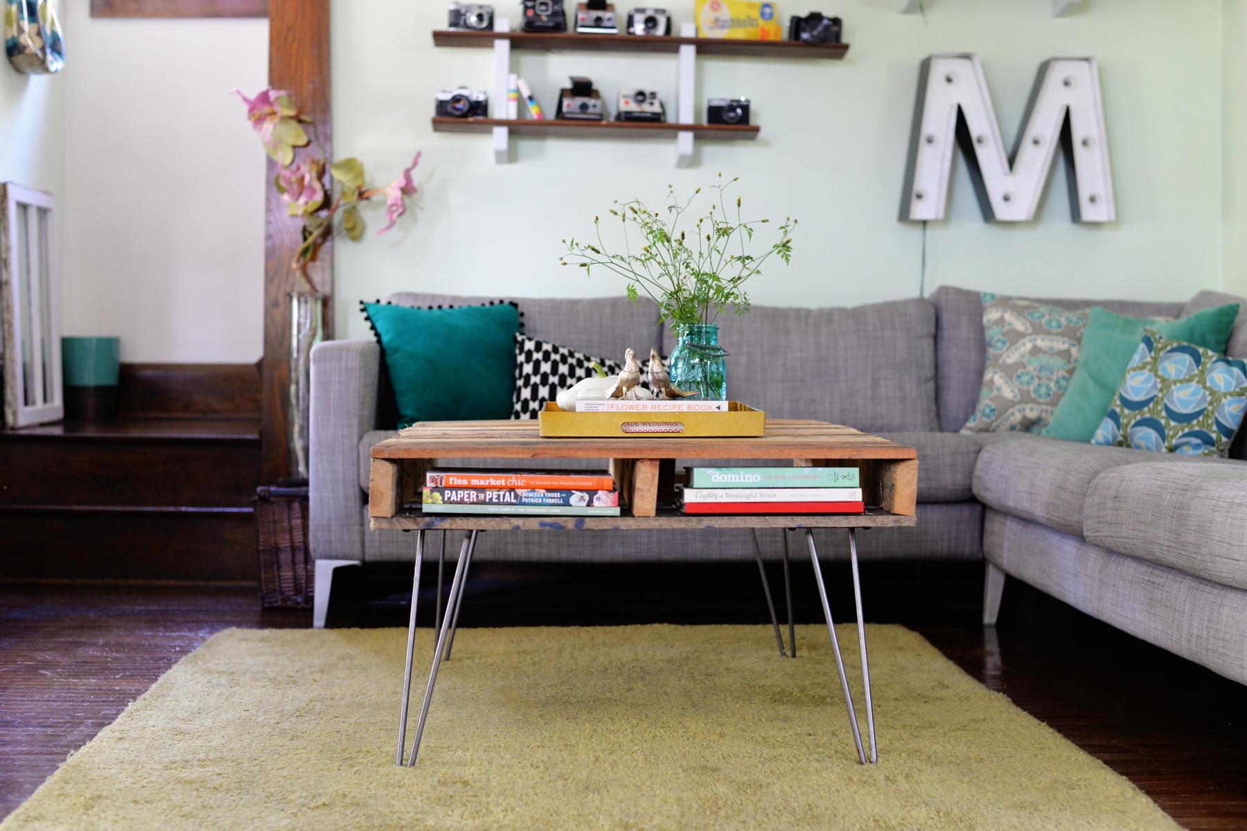 Best ideas about DIY Hairpin Leg Coffee Table
. Save or Pin DIY Pallet Table with Hairpin Legs Now.