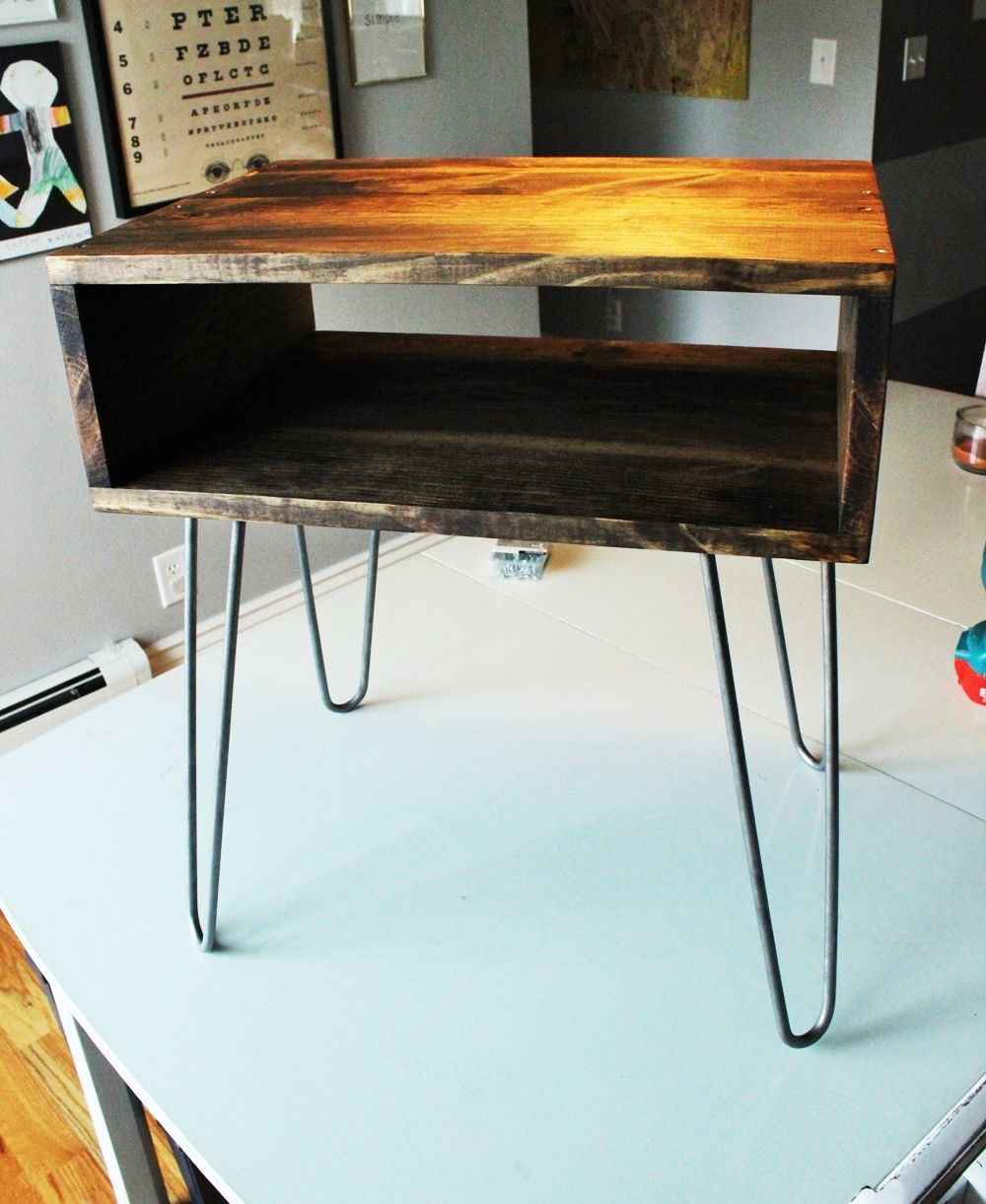 Best ideas about DIY Hairpin Legs
. Save or Pin DIY Hairpin Leg Side Table Now.