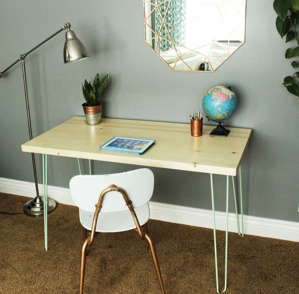 Best ideas about DIY Hairpin Legs
. Save or Pin DIY Contemporary Hairpin Leg Desk Now.