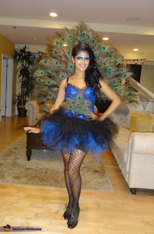 Best ideas about DIY Halloween Costume Women
. Save or Pin Creative DIY Peacock Costume for Women Now.