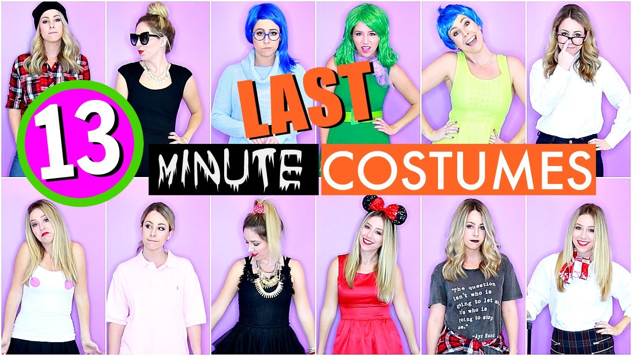Best ideas about DIY Halloween Costumes Youtube
. Save or Pin 13 Last Minute DIY Halloween Costumes Now.