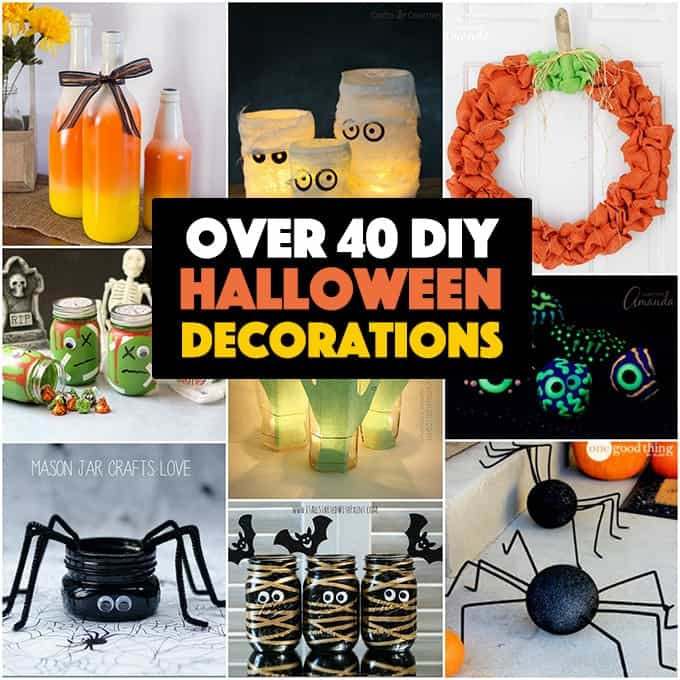 Best ideas about DIY Halloween Decor
. Save or Pin 40 DIY Halloween Decorations homemade Halloween decor Now.