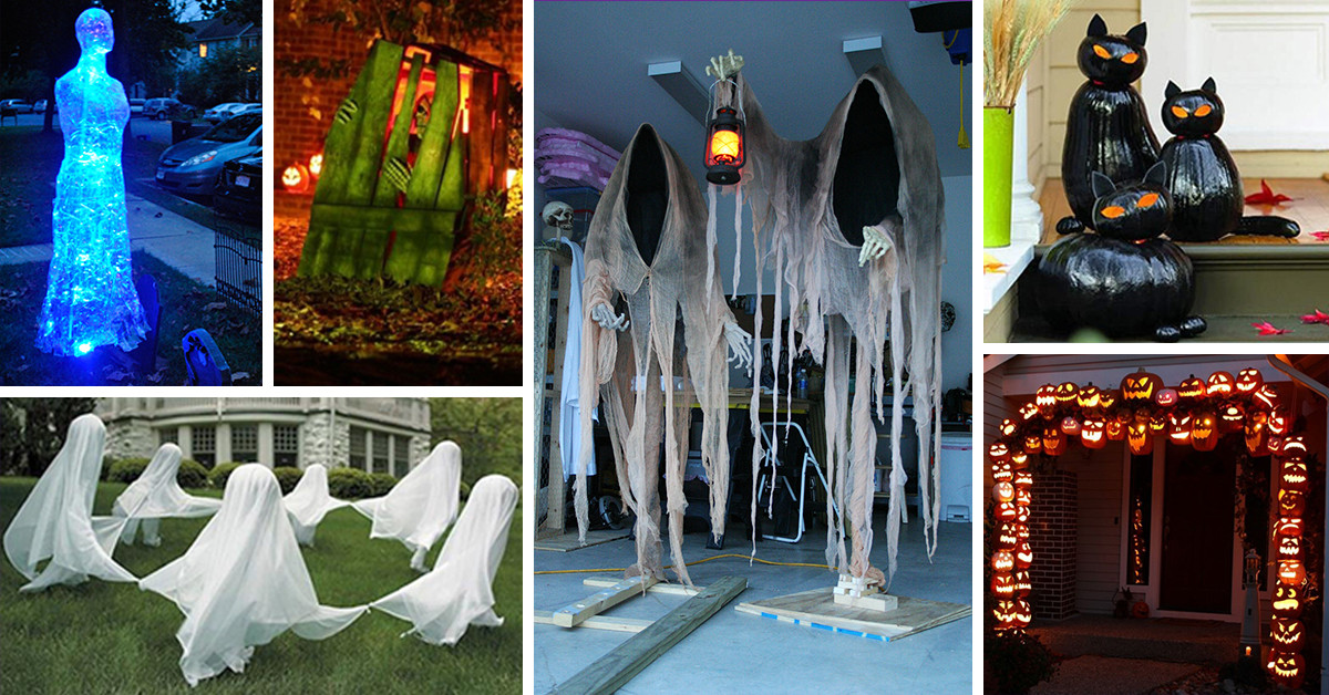 Best ideas about DIY Halloween Decorations For Outside
. Save or Pin 50 Best DIY Halloween Outdoor Decorations for 2019 Now.