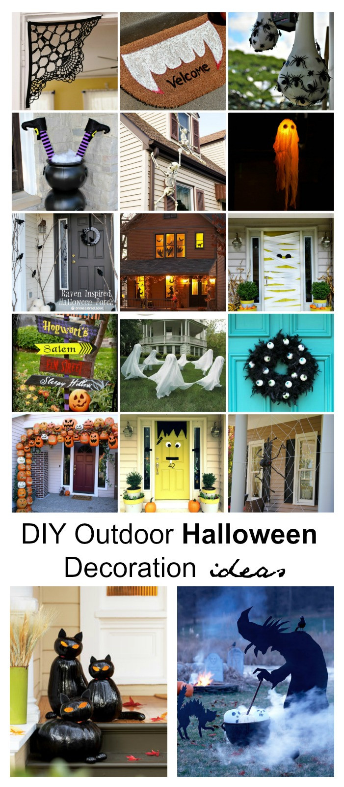 Best ideas about DIY Halloween Decorations For Outside
. Save or Pin DIY Outdoor Halloween Decorations The Idea Room Now.