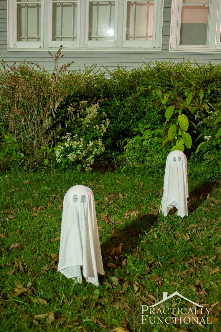 Best ideas about DIY Halloween Decorations For Outside
. Save or Pin DIY Floating Halloween Ghosts For Your Yard Now.