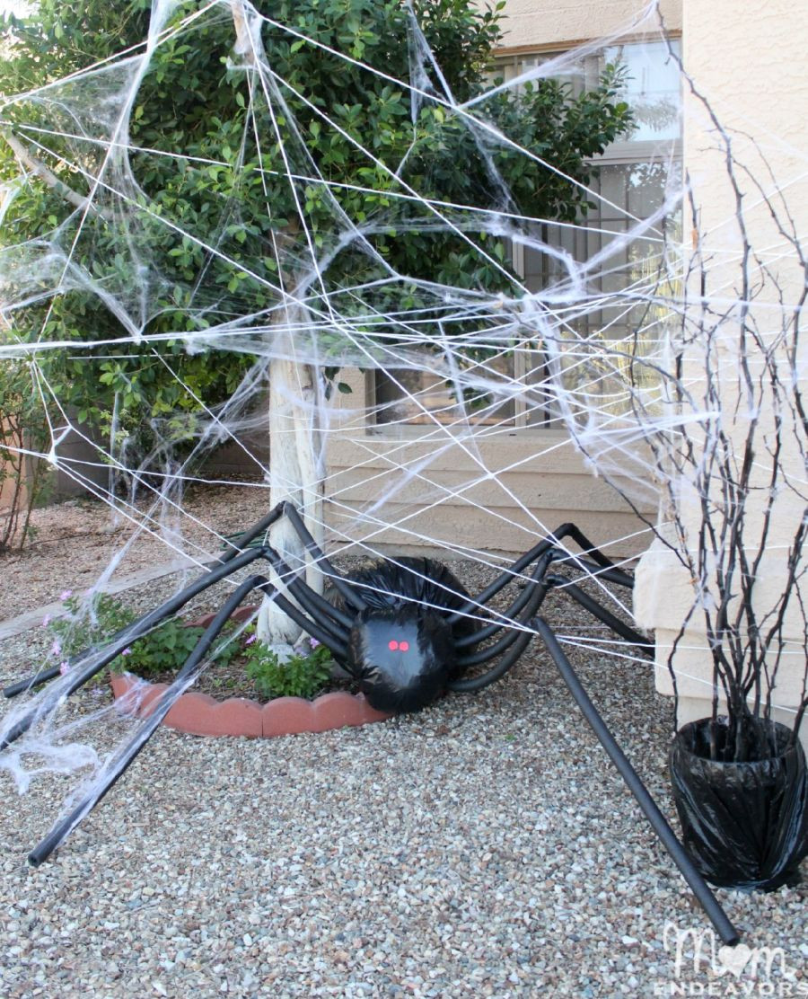 Best ideas about DIY Halloween Decorations Outdoor
. Save or Pin DIY Halloween Decorations Spooky Spider Web And A Giant Now.